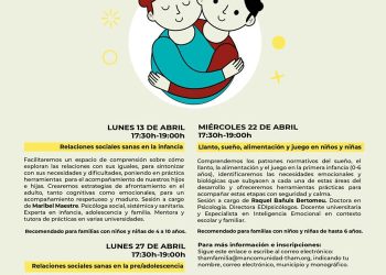Espacio para Familias Abril 2026, programación de Talleres Gratuitos en Moralzarzal