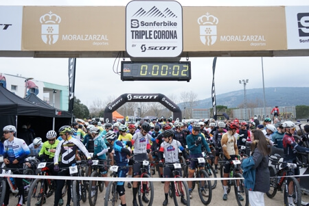 La Rocosa de Moralzarzal corona a los campeones de la Triple Corona MTB 2026. Salida