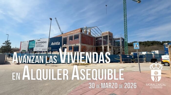 VÍDEO, Carlos Hernando comenta el avance de las obras del Plan Vive en Moralzarzal