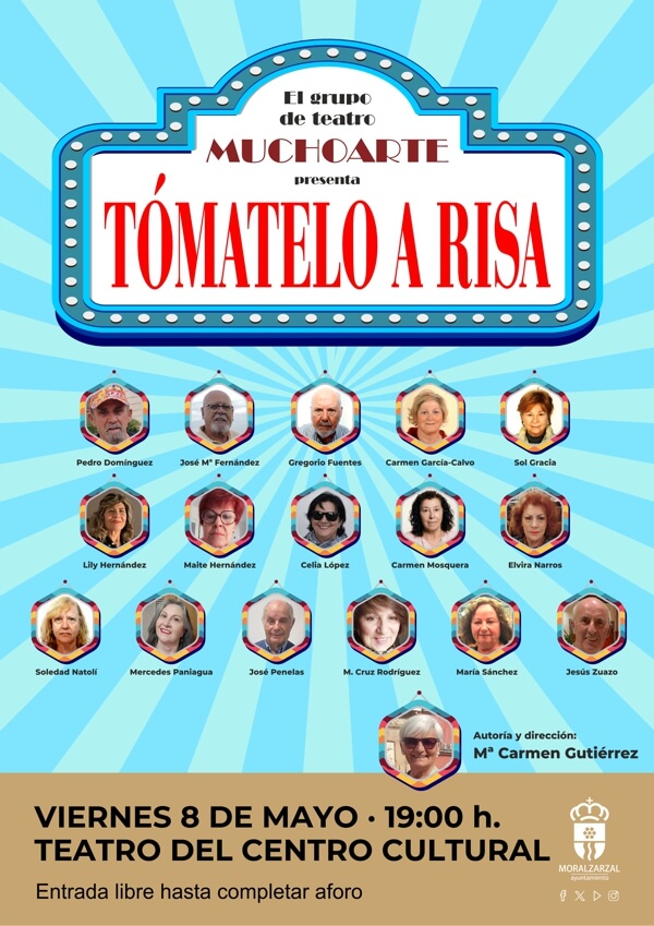 Cartel MuchoArte Tomatelo a risa. Moralzarzal