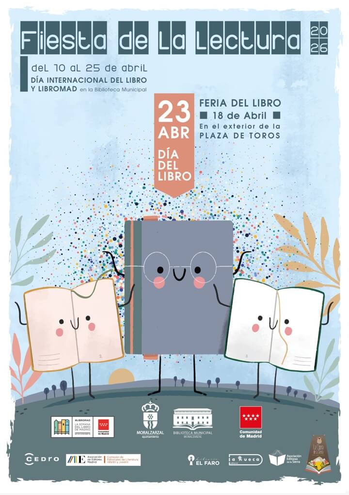 Fiesta de la lectura 2026 en Moralzarzal. biblioteca, feria del libro