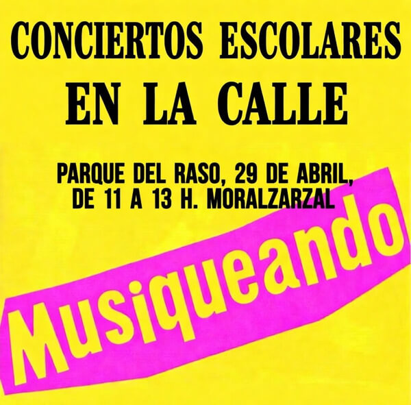 Musiqueando, conciertos escolares en el Parque El Raso de Moralzarzal