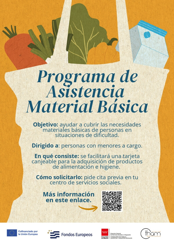 Nuevo programa de Programa de Asistencia Material Básica en Moralzarzal