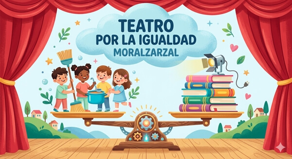 Teatro interactivo por la igualdad para escolares en Moralzarzal