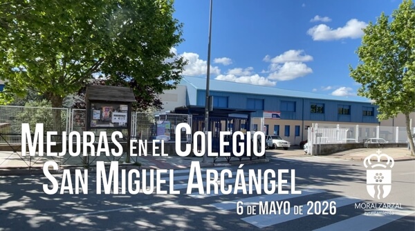 Carátula mejoras colegio san miguel arcángel de moralzarzal