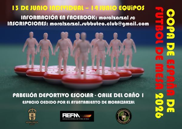 Copa de España de Subbuteo en Moralzarzal 2026