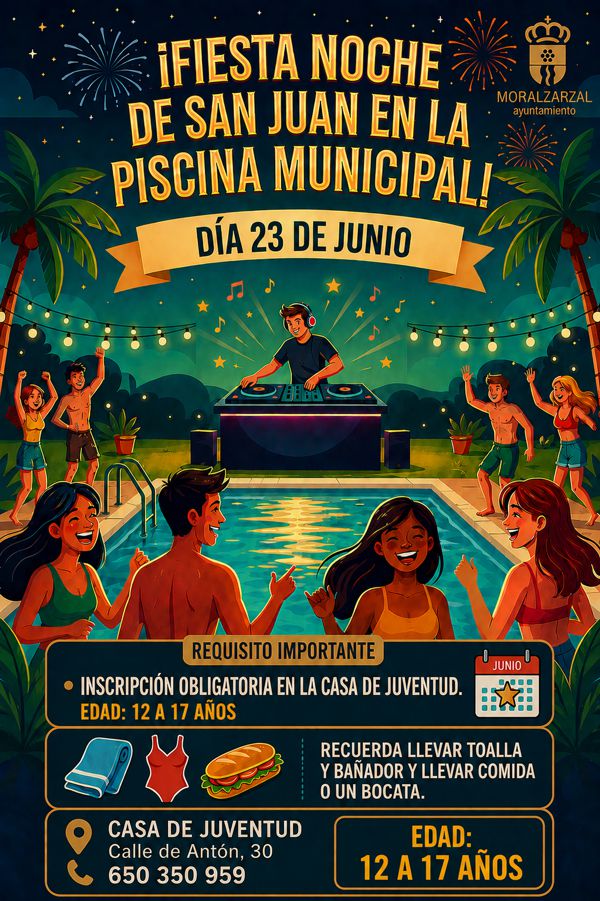Fiesta Joven en Moralzarzal. Noche de San Juan con #JuventudMoral