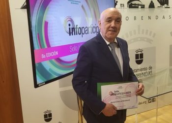 José Mª Moreno, alcalde de Moralzarzal, recibe oficialmente el Sello Infoparticipa 2025 y se consolida como referente en transparencia municipal