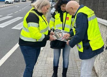 La Dirección General de Carreteras de la Comunidad de Madrid visita Moralzarzal para coordinar mejoras en la M-608, mayo 2026