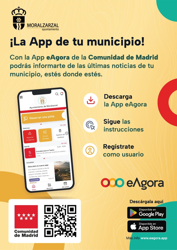 Moralzarzal presenta su nueva plataforma municipal para acercar el Ayuntamiento a los vecinos los 365 días del año cartel