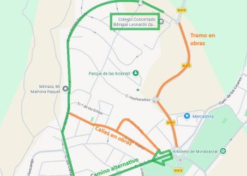 Plan de desvíos de tráfico y rutas alternativas por las obras de mejora en la M-615 y las calles Santa Isabel y Peña en Moralzarzal