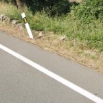 Estado del muro de la dehesa de Moralzarzal en la carretera de Cerceda