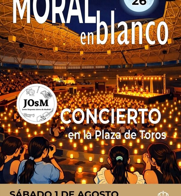 La Joven Orquesta Sierra de Madrid protagoniza el concierto Moral en Blanco 2026 en la Plaza de Toros de Moralzarzal
