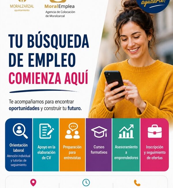 MoralEmplea, tu punto de encuentro para el empleo, la formación y el emprendimiento en Moralzarzal