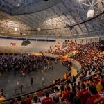 Moralzarzal con España. Pantalla gigante en la Plaza de Toros para la final del Mundial de 2026 (1)