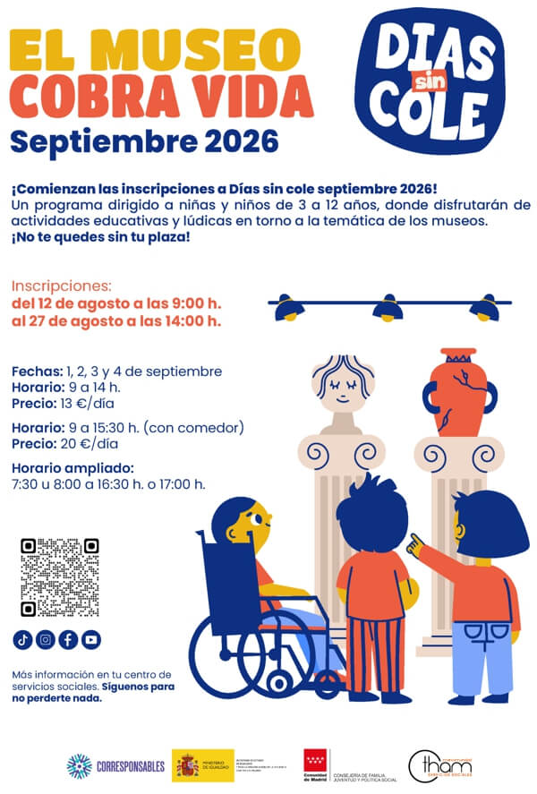 Días sin cole 1, 2, 3 y 4 de septiembre de 2026 en el CEIP El Raso