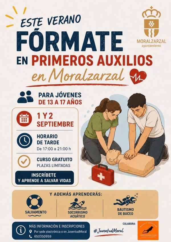Nuevo taller de Primeros Auxilios, Socorrismo y Buceo para jóvenes con_