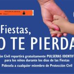 Protección Civil de Moralzarzal pulseras identificativas Fiestas Patronales