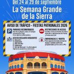 Recomendaciones y restricciones de tráfico para el uso del vehículo durante las Fiestas Patronales de Moralzarzal 2026