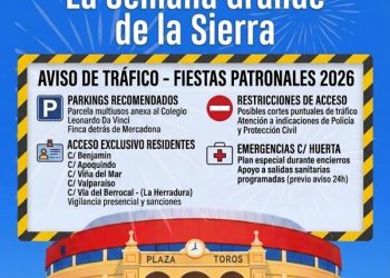 Recomendaciones y restricciones de tráfico para el uso del vehículo durante las Fiestas Patronales de Moralzarzal 2026