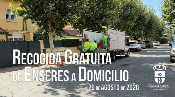 VÍDEO, Servicio gratuito de recogida de muebles y enseres a domicilio en Moralzarzal