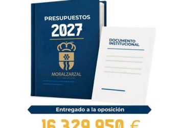 El Equipo de Gobierno traslada a la oposición el Proyecto de Presupuesto para Moralzarzal 2027