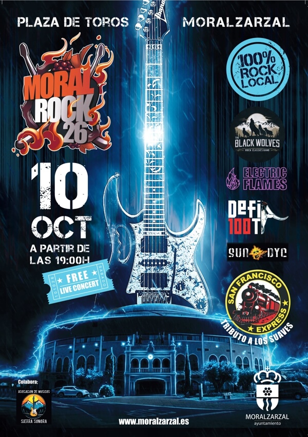 Llega una edición 100% local de MoralRock 2026. el talento de la Sierra toma la Plaza de Toros de Moralzarzal