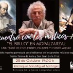 Rafael Álvarez El Brujo presenta Encuentro con los místicos en la Parroquia de Moralzarzal