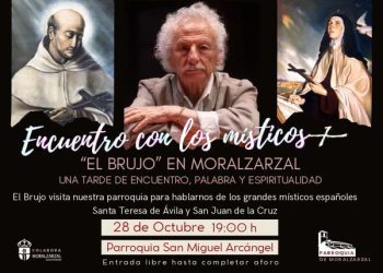 Rafael Álvarez El Brujo presenta Encuentro con los místicos en la Parroquia de Moralzarzal