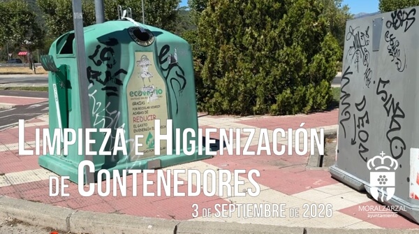 servicio diario de limpieza, lavado e higienización de contenedores en Moralzarzal