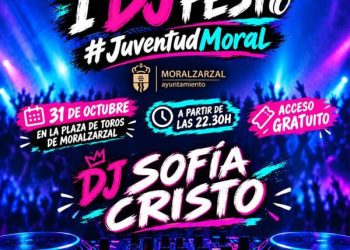 Llega el I DJ Fest de Moralzarzal, Música, talento joven y la gran actuación de Sofía Cristo en la Plaza de Toros