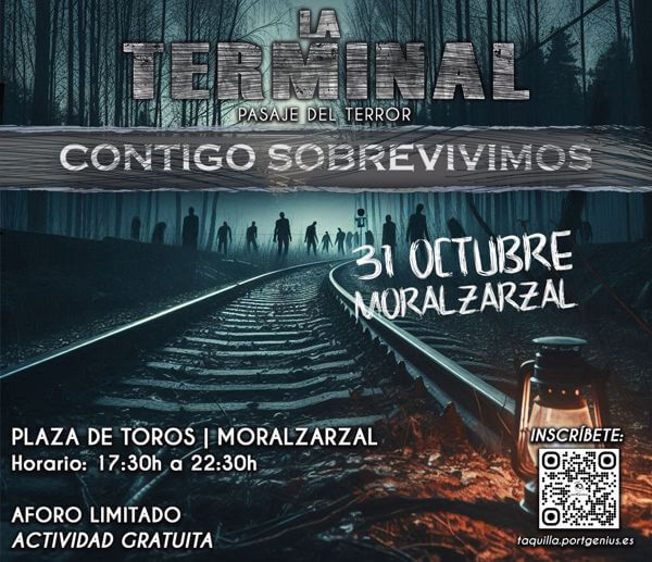 Pasaje del Terror La Terminal. Sobrevive a la noche de Halloween en la Plaza de Toros de Moralzarzal
