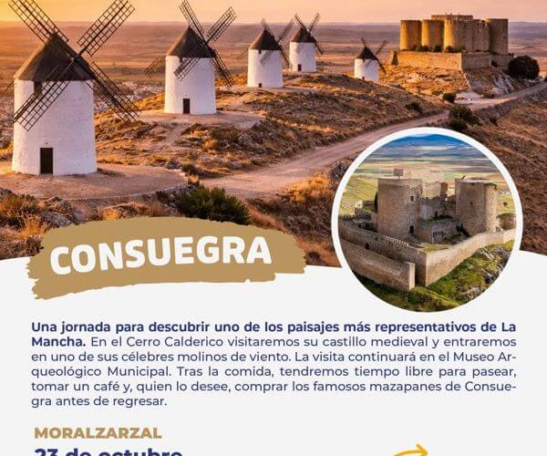 Salida Cultural para Mayores a Consuegra, descubre la magia de La Mancha desde Moralzarzal
