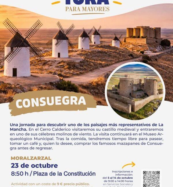 Salida Cultural para Mayores a Consuegra, descubre la magia de La Mancha desde Moralzarzal