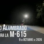 VÍDEO, iluminación en la M-615, más visibilidad y seguridad para Moralzarzal